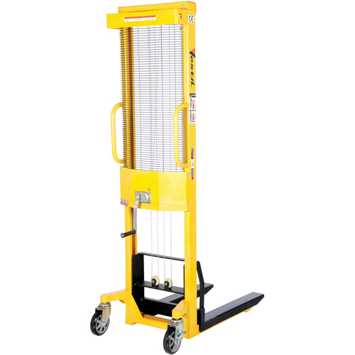 Manual Stacker, Hand Winch Operated, 770 lbs. Capacity, 60" Max Lift Stor-it Systems
