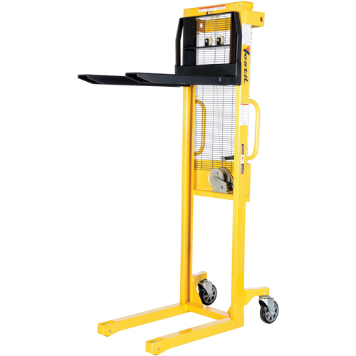 Manual Stacker, Hand Winch Operated, 770 lbs. Capacity, 60" Max Lift Stor-it Systems