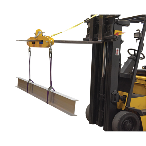Forklift Lifting Beam, 7" x 2-1/2" Fork Pocket Stor-it Systems
