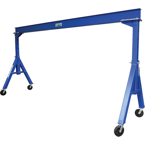 Adjustable Height Gantry Crane, 15' L, 4000 lbs. (2 tons) Capacity Stor-it Systems