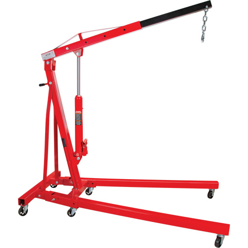 Folding Shop Crane, 4000 lbs. (2 tons) Capacity Stor-it Systems