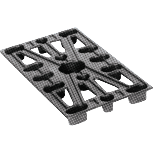 Palettes en plastique, Acc&egrave;s de Quatre c&ocirc;t&eacute;s, 24" lo x 12" la x 1-1/2" h Stor-it Systems