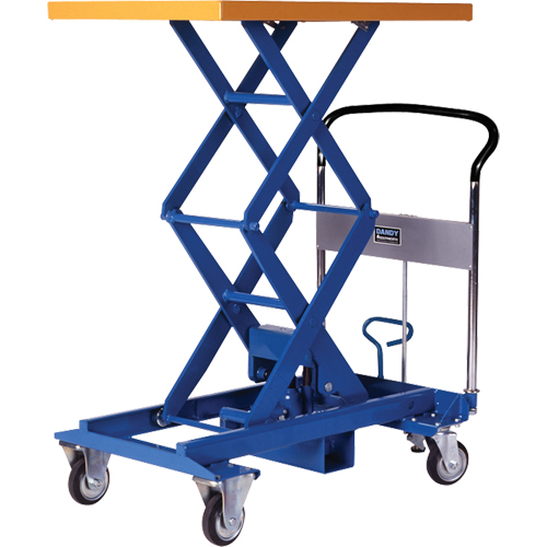 Table &eacute;l&eacute;vatrice &agrave; ciseaux Dandy Lift, 34-4/5" lo x 23-3/5" la, Acier, Capacit&eacute; 770 lb Stor-it Systems