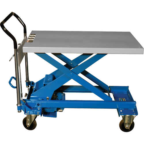 Table &eacute;l&eacute;vatrice &agrave; ciseaux Dandy Lift, 39-2/5" lo x 23-3/5" la, Acier, Capacit&eacute; 1760 lb Stor-it Systems
