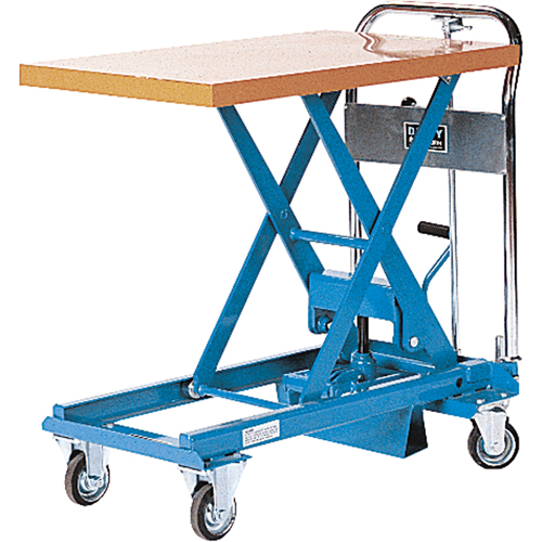 Dandy Lift Scissor Lift Table, 31-1/2" L x 19-7/10" W, Steel, 550 lbs. Capacity Stor-it Systems