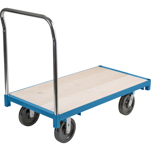 Heavy-Duty Platform Truck, 72" L x 36" W, 2500 lbs. Capacity, Nylon Casters Stor-it Systems
