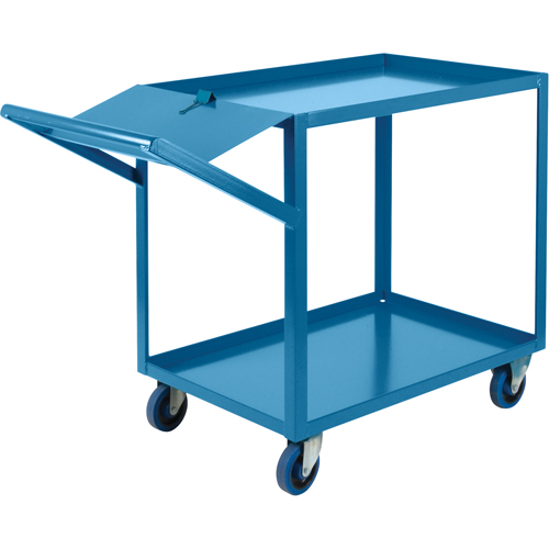 Chariots &agrave; cueillette, 36" h x 24" la x 64" p, 2 Tablettes, Capacit&eacute; 1200 lb Stor-it Systems