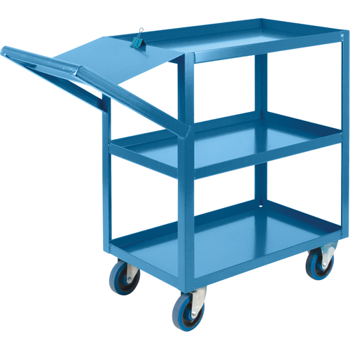 Order Picking Carts, 36" H x 18" W x 46" D, 3 Shelves, 1200 lbs. Capacity Stor-it Systems