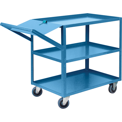 Chariots &agrave; cueillette, 36" h x 24" la x 64" p, 3 Tablettes, Capacit&eacute; 1200 lb Stor-it Systems