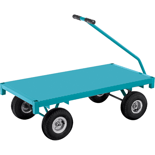 Platform Trucks - Ergonomic Platform Wagon Trucks, 24" W x 48" L, 1000 lbs. Capacity Stor-it Systems
