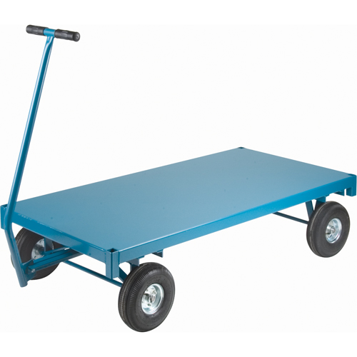 Platform Trucks - Ergonomic Platform Wagon Trucks, 30" W x 60" L, 1000 lbs. Capacity Stor-it Systems