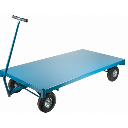Platform Trucks - Ergonomic Platform Wagon Trucks, 36" W x 72" L, 1000 lbs. Capacity Stor-it Systems