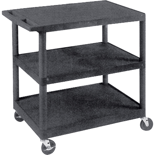 Utility Cart, 3 Tiers, 18" x 34" x 24", 400 lbs. Capacity Stor-it Systems