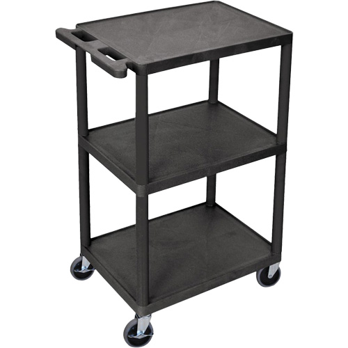 Chariot utilitaire, 3 tiers, 18" x 40" x 24", Capacit&eacute; 400 lb Stor-it Systems