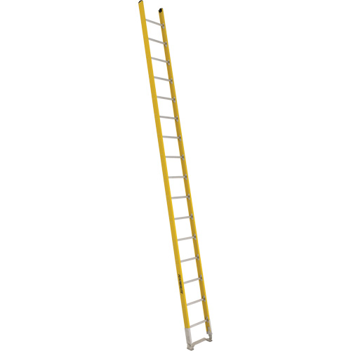 Single Section Straight Ladder - 6100 Series, 16', Fibreglass, 375 lbs., CSA Grade 1AA Stor-it Systems