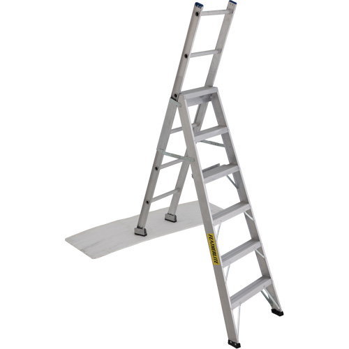 2700 Series Industrial Duty Multi-Way Ladders, 6', Aluminum, 250 lbs. Cap., ANSI 1, CSA 1 Stor-it Systems