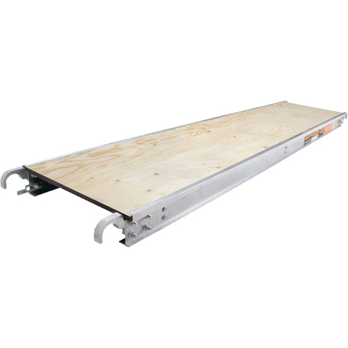 Plateformes de travail - Plancher en contreplaqu&eacute;, Bois, 7' lo x 19" la Stor-it Systems