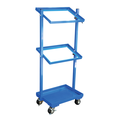Chariot &agrave; cueillette, Acier, 30-11/16" la x 19-1/4" p, 3 tablettes, Capacit&eacute; 300 lb Stor-it Systems