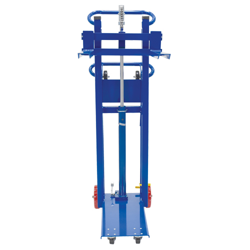Empileur &agrave; plateforme, M&eacute;canisme Pompe au pied, Capacit&eacute; de 750 lb, Levage max de 52" Stor-it Systems