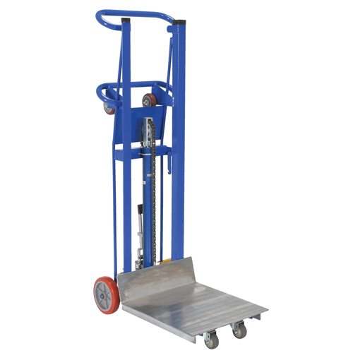 Hydra Lift Platform Stacker, Foot Pump Operated, 750 lbs. Capacity, 52" Max Lift Stor-it Systems