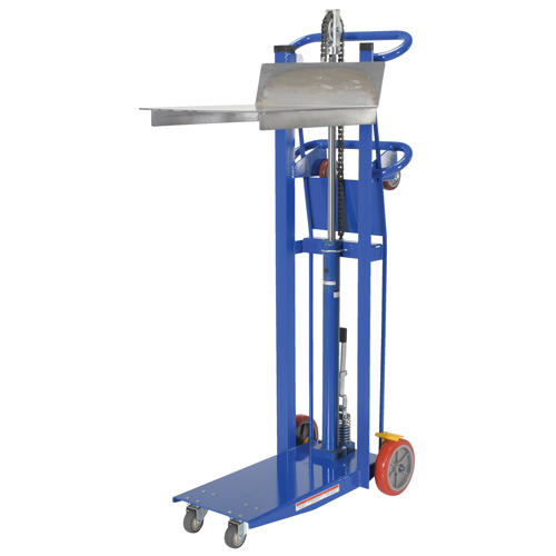 Hydra Lift Platform Stacker, Foot Pump Operated, 750 lbs. Capacity, 52" Max Lift Stor-it Systems