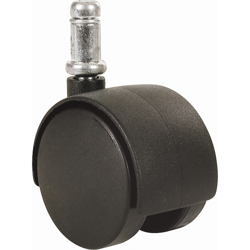 Twin Wheel Caster (300/400 Series), Swivel, 2" (51 mm) Dia., 75 lbs. (34 kg.) Capacity Stor-it Systems