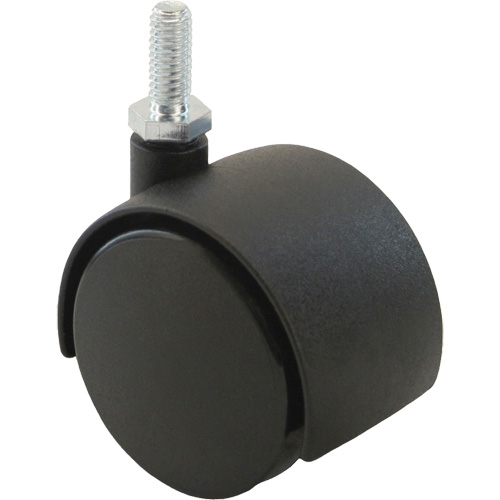 Twin Wheel Caster (300/400 Series), Swivel, 2" (51 mm) Dia., 75 lbs. (34 kg.) Capacity Stor-it Systems