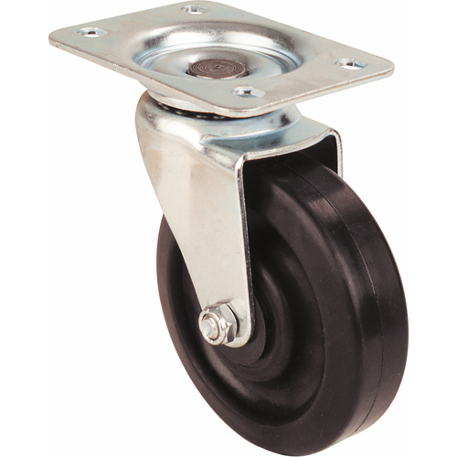 Light-Duty Caster, Swivel, 3" (76 mm), Polyolefin, 250 lbs. (113 kg.) Stor-it Systems