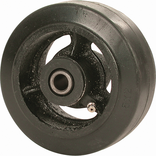 Roue en caoutchouc moul&eacute;, 5" (127 mm) dia. x 2" (51mm) la, Capacit&eacute; de 450 lb (204kg) Stor-it Systems