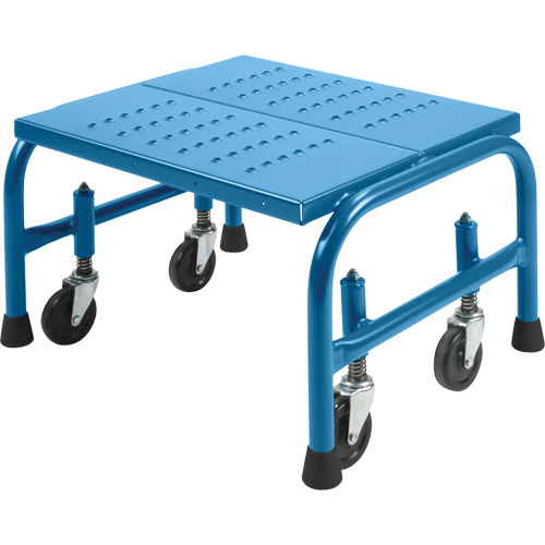 Rolling Step Stand 20 X 16 X 12, 1 Steps, 18" Step Width, 12" Platform Height, Steel Stor-it Systems