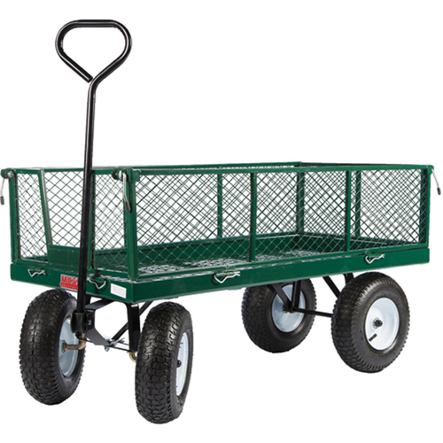 Chariots a/c&ocirc;t&eacute;s rabattables, 24" la x 48" la x Capacit&eacute; 800 lb Stor-it Systems