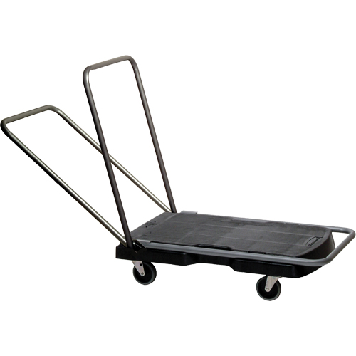Chariots Triple, 32-1/2" lo x 20-1/2" la, 500 lb cap, Roues Caoutchouc Stor-it Systems