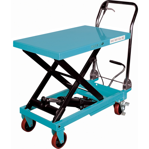 Table &eacute;l&eacute;vatrice robuste &agrave; ciseaux hydraulique, 32" lo x 19-3/4" la, Acier, Capacit&eacute; 660 lb Stor-it Systems