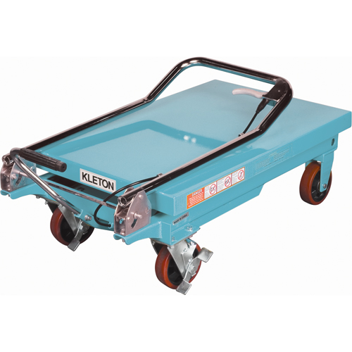 Table &eacute;l&eacute;vatrice robuste &agrave; ciseaux hydraulique, 32" lo x 19-3/4" la, Acier, Capacit&eacute; 660 lb Stor-it Systems