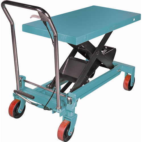 Heavy-Duty Hydraulic Scissor Lift Table, 39-3/8" L x 20-1/8" W, Steel, 1650 lbs. Capacity Stor-it Systems