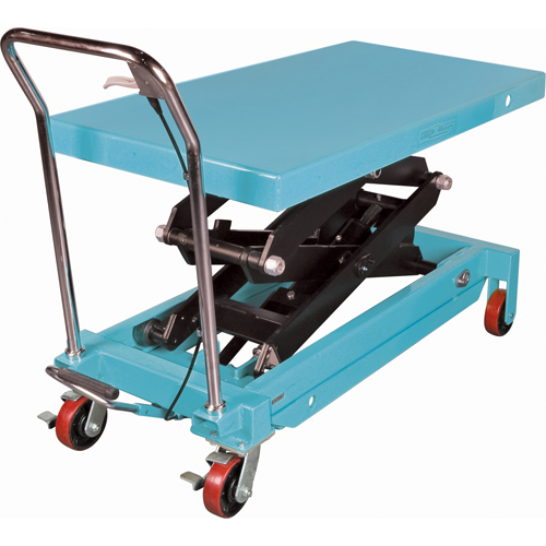 Table &eacute;l&eacute;vatrice robuste &agrave; ciseaux hydraulique, 48" lo x 24" la, Acier, Capacit&eacute; 1545 lb Stor-it Systems