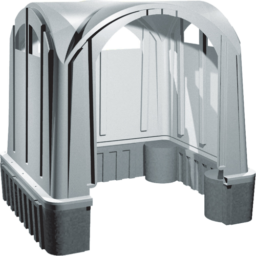 Abris en poly pour l'ext&eacute;rieur, 3 murs, 7' lo x 6' la x 7' h Stor-it Systems