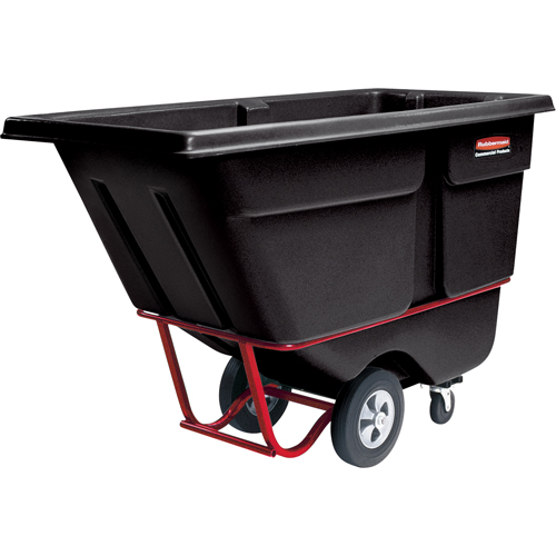 Chariot basculeur en acier, Poly&eacute;thyl&egrave;ne, 1 vg³, Capacit&eacute; de charge de 1250 lb Stor-it Systems