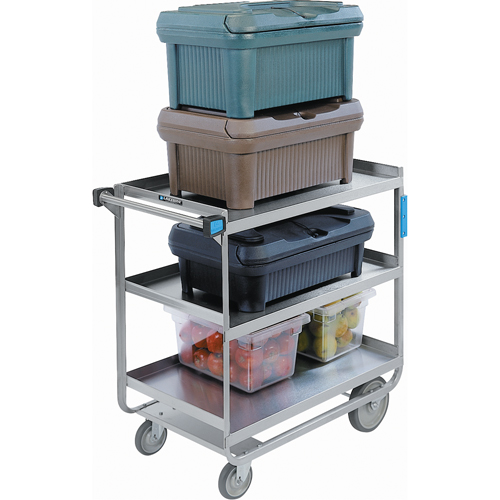 Heavy-Duty U Frame Carts, 3 Tiers, 19" W x 34-1/2" H x 33" D, 700 lbs. Capacity Stor-it Systems