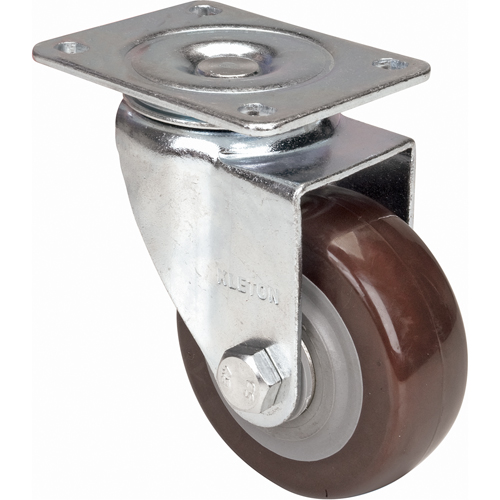 Roulette, Pivotant, 4" (101,6 mm), Polyur&eacute;thane, 440 lb (199,58 kg) Stor-it Systems