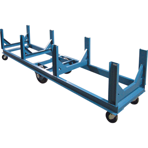 Chariot &agrave; berceaux, 96" lo x 28" la x 29" h, Capacit&eacute; de 5000 lb, Roue Ph&eacute;nolique Stor-it Systems