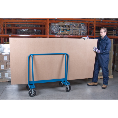 Chariots pour panneaux en placopl&acirc;tre, 44" x 24" x 44", Capacit&eacute; 2000 lb Stor-it Systems