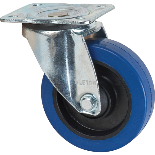 Blue Caster, Swivel, 5" (127 mm), Rubber, 400 lbs. (181 kg.) Stor-it Systems