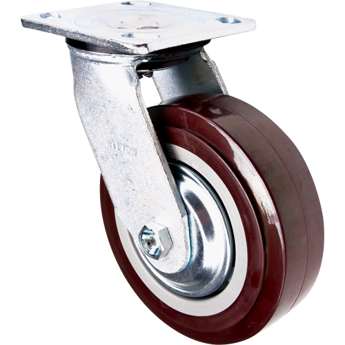 Caster, Swivel, 6" (152.4 mm), Polyurethane, 850 lbs. (385 kg.) Stor-it Systems