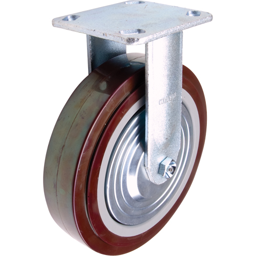 Roulette, Fixe, 8" (203,2 mm), Polyur&eacute;thane, 1000 lb (453,6 kg) Stor-it Systems