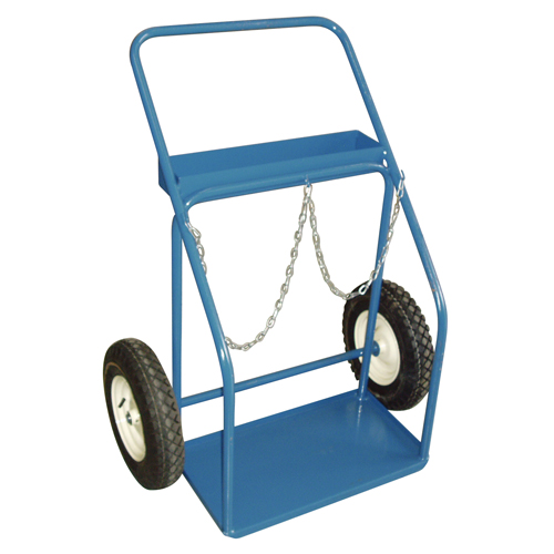 Chariots pour bouteilles de gaz, Roues Pneumatique, Base de 25" la x 13" lo, 400 lb Stor-it Systems