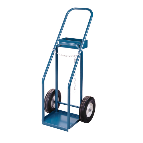 Chariots pour bouteilles de gaz, Roues Semi-pneumatique, Base de 12" la x 10" lo, 400 lb Stor-it Systems