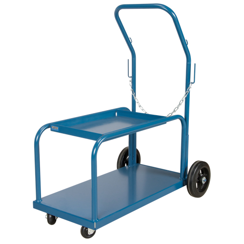 Chariots de soudage Mini-MIG, Roues Caoutchouc, Base de , 1000 lb Stor-it Systems
