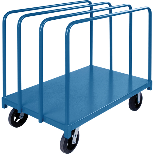 Chariot robuste pour transport de panneaux avec rails &agrave; palier unique, 60" x 30" x 45", Capacit&eacute; 2000 lb Stor-it Systems