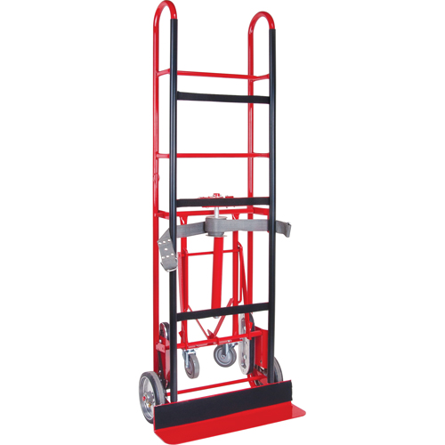 Diable de calibre industriel pour &eacute;lectrom&eacute;nagers, Acier, Capacit&eacute; 850 lb, 24" la x 66" h Stor-it Systems